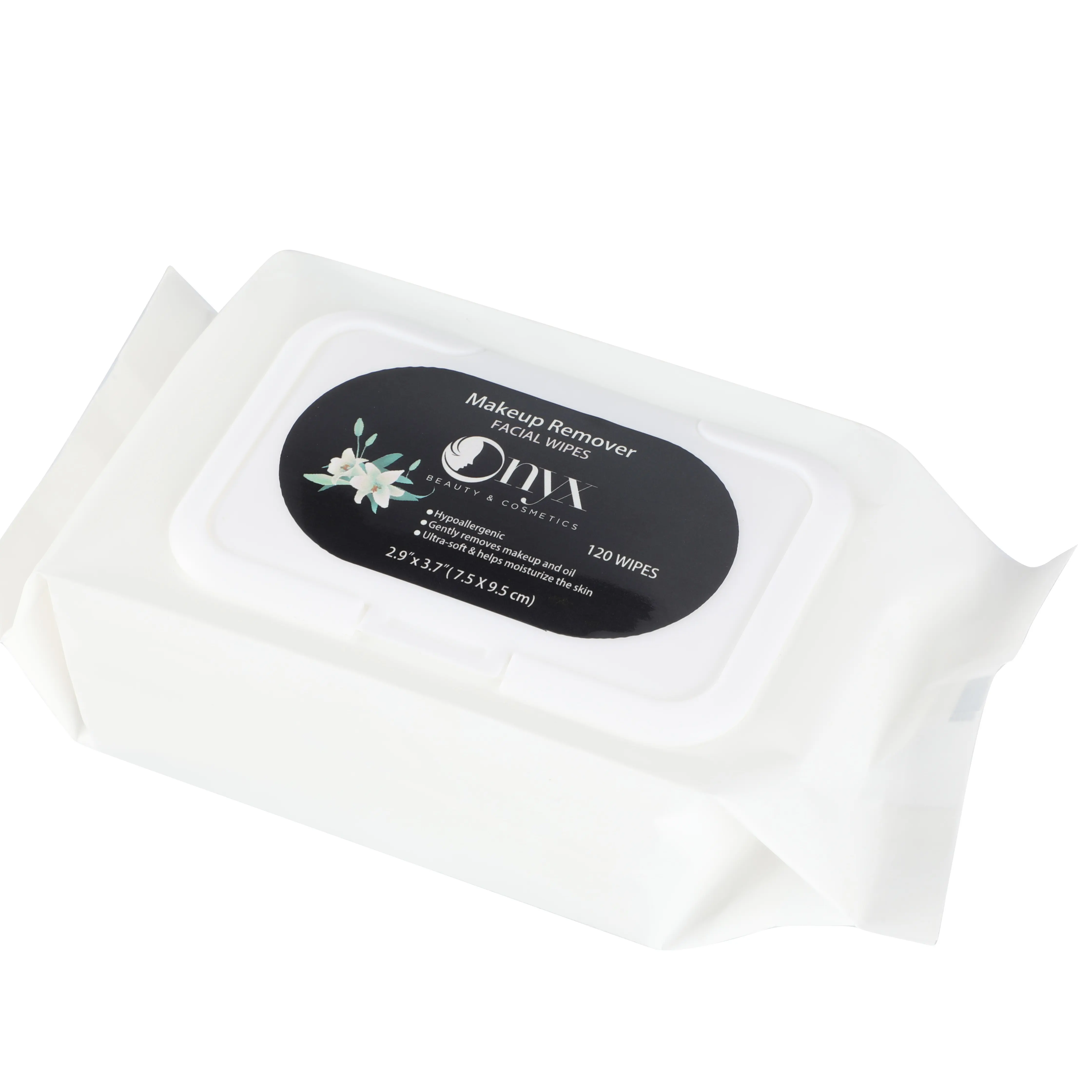 Onyx Beauty & Cosmetics Makeup Remover Eyeshadow Wipes - Gentle and Effective Makeup Removal for All Skin Types, Pack of 120