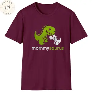Mommysaurus Dinosaur T-Shirt, Cute Graphic Tee, Fun Mother's Day Gift