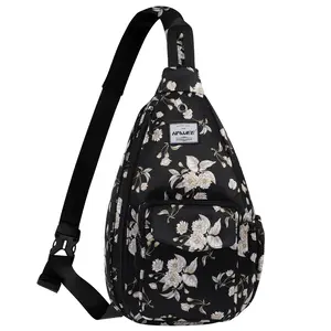 Sling Bag Sling Crossbody Bag Daypack Lightweight with Adjustable Shoulder Strap Travel Hiking Men Women