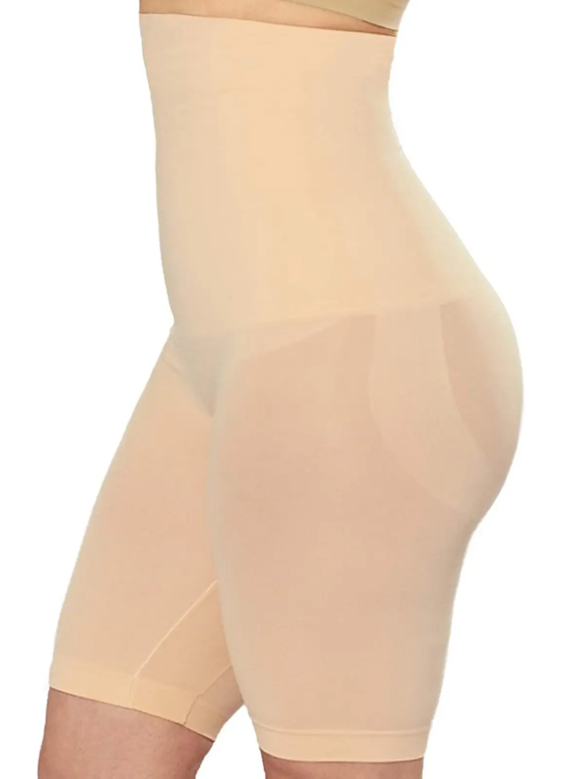 Sculpt Touch Tummy Control Shapewear Shorts Shaper for Women High-Waisted Thigh Slimming Body Shaper Under Dresses No Rolling Seamless Control Panties