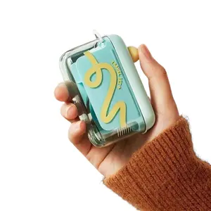 Automatic Floss Dispenser Box, Portable Lightweight Mini Interdental Flosser, Ultra-Fine Toothpick Line Storage Case, Home Use Daily Oral Care Tool