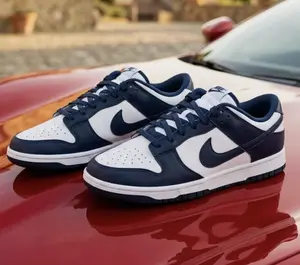 Nike Dunk Low White Midnight Navy HF5441-107 Mens New