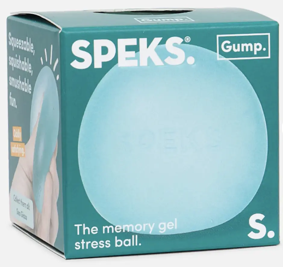 Speks GUMP Green Speks Squishy Stress Reliever - Soft Flexible Decompression Sensory Fidget Toy, Sensory Stress Balls for Office & Home - Eases Tension, Improves Focus