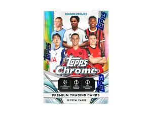 2024-25 Topps Chrome UEFA Club Competitions Soccer Blaster Trading Cards LV