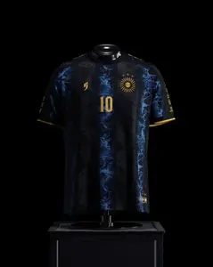 The GOAT LM10 Jersey Premium, La Pulga "Glacier" Jersey , The GOAT Fans, Soccer Jersey Design, WC2026 Shirt Soccer Team Fans, Gift For Fans