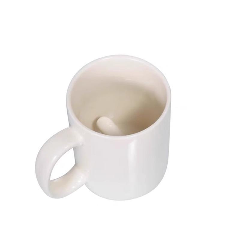 UFORU Funny mugs, FK, Drinkware for Americano, Hot Tea, Iced Coffee, Cold Brew, Cocoa, Milk, No Power Required, Ceramic Classic Drinkware