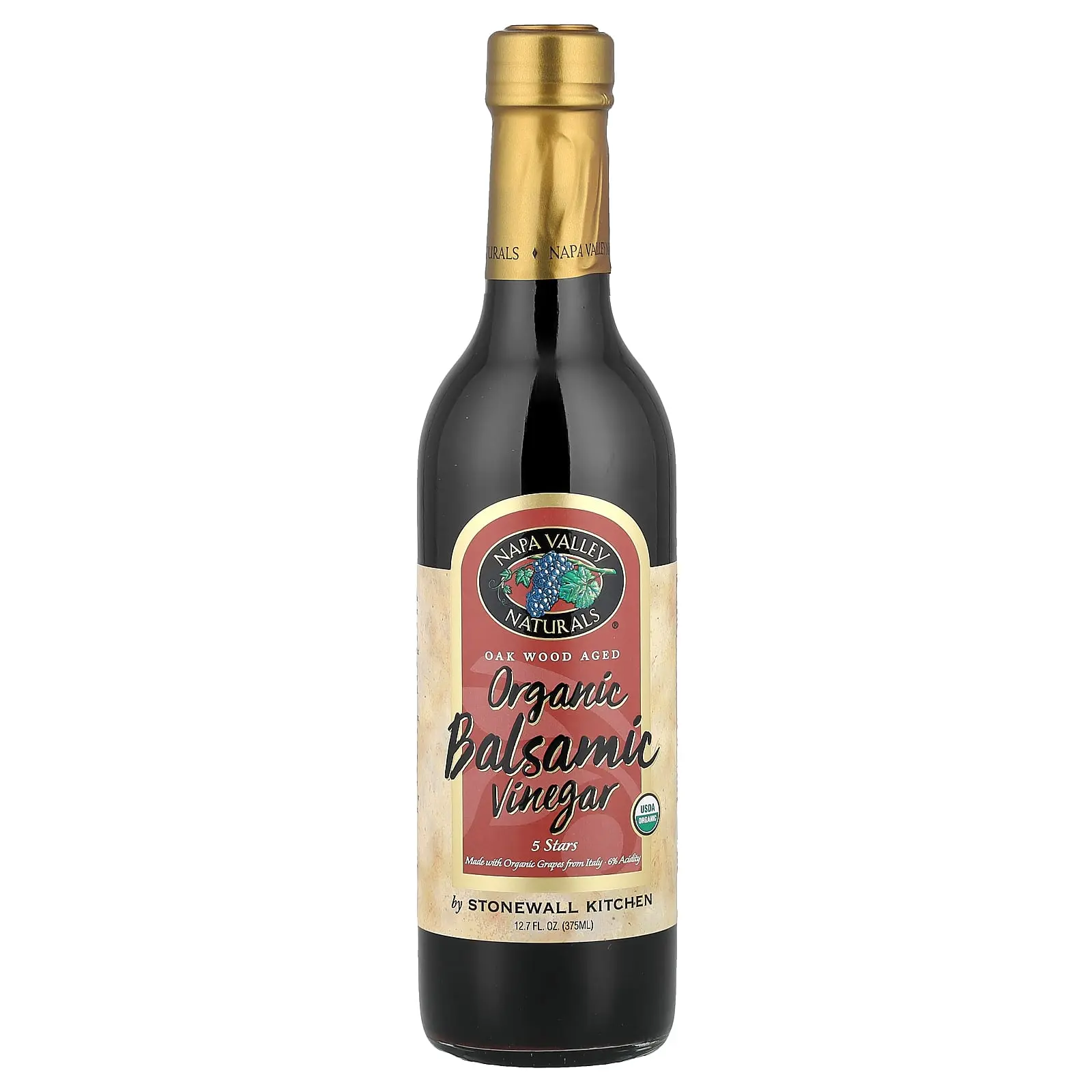 Napa Valley Naturals Organic Balsamic Vinegar, 12.7 fl oz (375 ml)