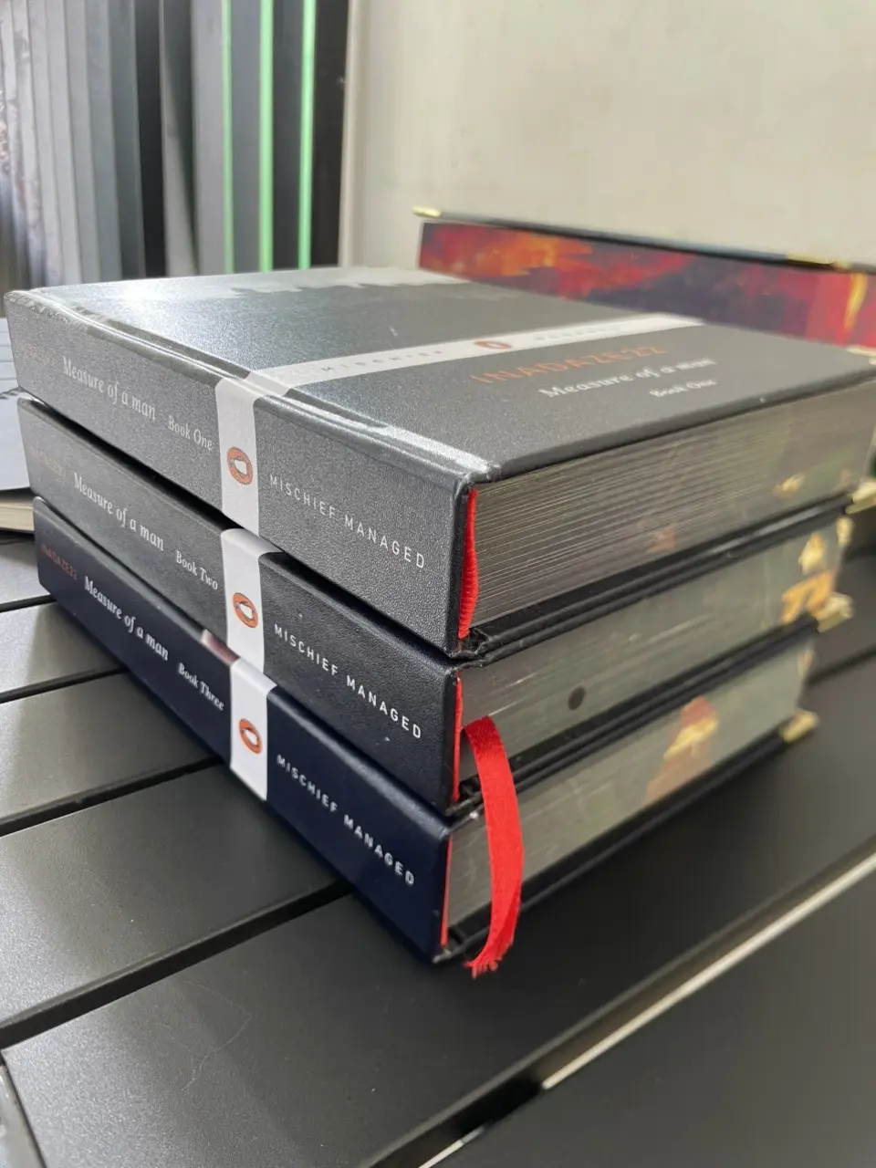 Measure of a Man - A 3-volume hardcover fan-made book set, a limited edition premium version with 3-sided printing, a handcrafted collector's book