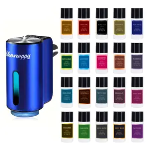 Shonoppy Smart Car Air Freshener Diffuser - 20pcs Portable Waterless Essential Oil,Long Lasting Natural Perfume,Car Aromatherapy Diffuser, Gift Set