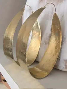 Retro Bohemian minimalist golden geometric Drop Earrings Dangle Earrings Copper Earrings - luxurious Halloween Christmas party accessories, the perfect gift for her during festive seasons.