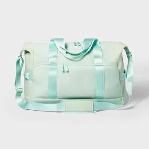 Faux Neoprene Weekender Bag - All In Motion Mint Green