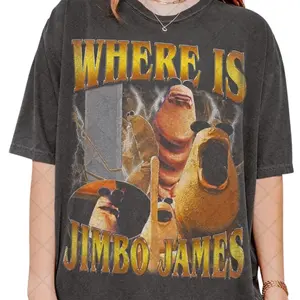 Retro 90's Comfort Where Is Jimbo James T-Shirt, Marcus The Worm Meme Shirt, Funny Bootleg T-Shirt, Gift for Men & Women, Vintage Graphic Tee