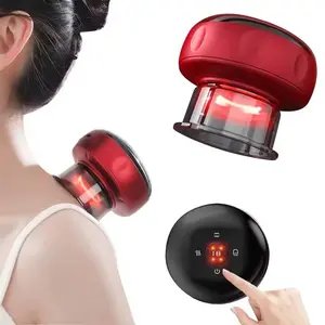 12-speed Intelligent Vacuum Cupping & Scraping Instrument, Electric Breathing Heating Cupping Instrument, Cordless Massage Tool Large Suction Heat Suction Machine, Usb Rechargeable Massagers, New Year & Winter Gift, Christmas Gift