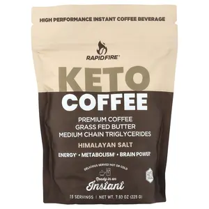 RAPIDFIRE Keto Coffee, 7.93 oz (225 g) RAPIDFIRE Keto Coffee, 7.93 oz (225 g)