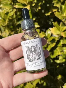 Lilith Ritual Oil | Body Perfume Witchcraft Pagan Witch Herbal Intention Dark Moon Goddess Temptress Spell Altar Devotee Invocation Offering