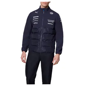PUMA Mens Williams Racing Replica Hybrid Jacket Athletic Outerwear Casual - Blue