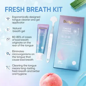 【BodyAccel】 Tongue Cleaning Gel Bundle  for Refreshing Oral-LIVE