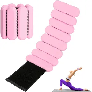 Silicone Wrist Ankle Weights for Women Adjustable Strength Training Bracelets 2lb Yoga Running Dance Arm Leg Weights Men Women