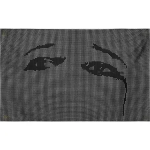 Deftones Music Art Rectangular Tapestry - 3x5ft Lace Edges Flag Banner, Home Decor Decoration Items for Man Cave, College Dorm, Ohms Themed Curtain, Wedding Lace Table Gift