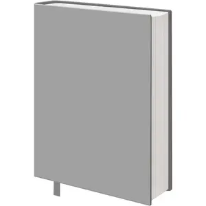 KICNIC Gray Fabric Book Cover for Hardcover, 1 Pack, 6x9 Inch, Up to 8.5”x9.5”, Adjustable School Book Sleeve Protector for Teens, Stretchable Decorative Cloth Book Sox for Book Lovers
