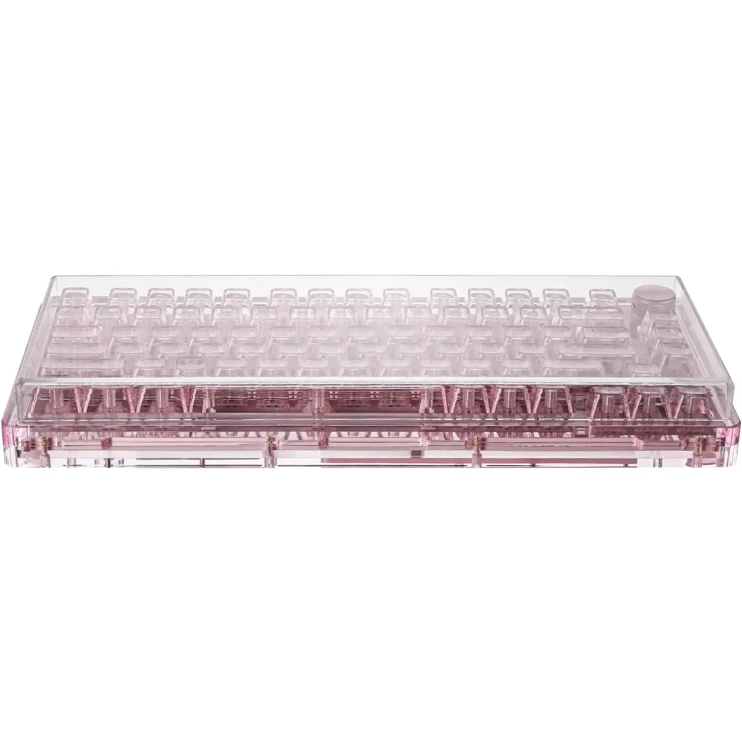 Premium Acrylic Dustproof Keyboard Cover - Elegance, Aesthetically Pleasing, Waterproof, Anti-Cat Protector Lid for Mechanical Keyboard, Clear, 12.6in x 5.3in x 0.78in, Ideal for Daily Use, 12.6'' X 5.3'' X 0.78''