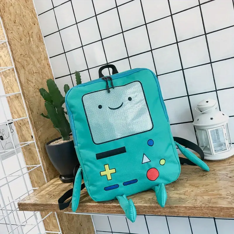 [Fun Cartoon Adventure Backpack] Cute Cartoons Adventure Time Backpack, Funny Student Schoolbag, Casual Backpack