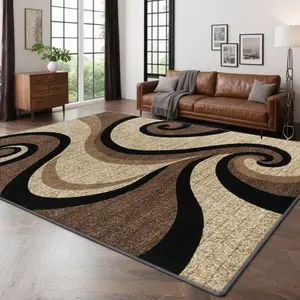 Luxury Vintage Patterned Velvet Carpet, Soft Comfortable Decorative Area Rug, Super Soft Rug, Home Decor Rug, Living Room Sofa Mat, Bedroom Bedside Rug, Multi-Scene Use,merry Christmas、let it snow