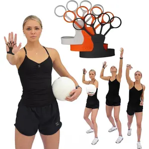 Volleyball Training Aid 3 Pack - Stretchy Silicone Glove Improves Power Accuracy and Topspin for Serves Spikes Trains Aggressive Wrist Flick and Downward Finger Position