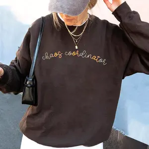 Chaos Coordinator Sweatshirt Gift for Kindergarten Teacher Sweatshirt Preschool Teacher Shirt Administrative Funny S Hoodied Warm Cotton Hoodies