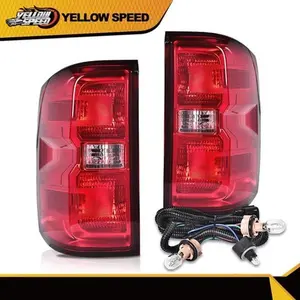 Fit For 2014-2018 Chevy Silverado Tail Light Brake Lamps w/bulbs W/ Wiring