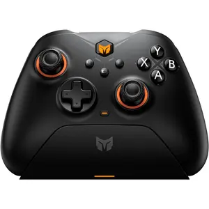 BIGBIG WON Gale Hall Bluetooth Wireless Controller with Hall Effect Triggers with Charging Dock for Switch, PC, Android and iOS - Black