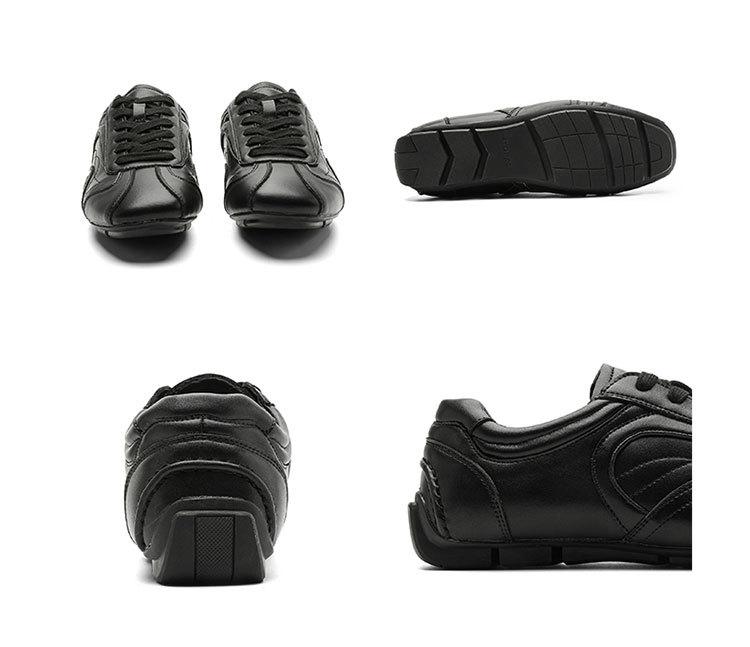 Timeless Black Leather Casual Shoes | All-Day Comfort for Men