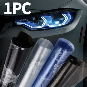 Car Headlight Protective Film, 1 Count Scratch Resistant Headlight & Taillight Shading Film, Easy To Install, Long-lasting Protective Film for Car, Car Stickers, Car Decals, Decal For Cars