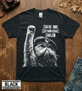 Viva La Revolucion Carl Shirt, Dungeon Crawler Carl TShirt, Princess Donut Mongo Tee, Vintage Graphic 90s Shirt