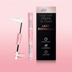VEYESBEAUTY Lash Bond & Seal - White 10ml for DIY Eyelash Long-Lasting Extensions Glue Makeup Cosmetic