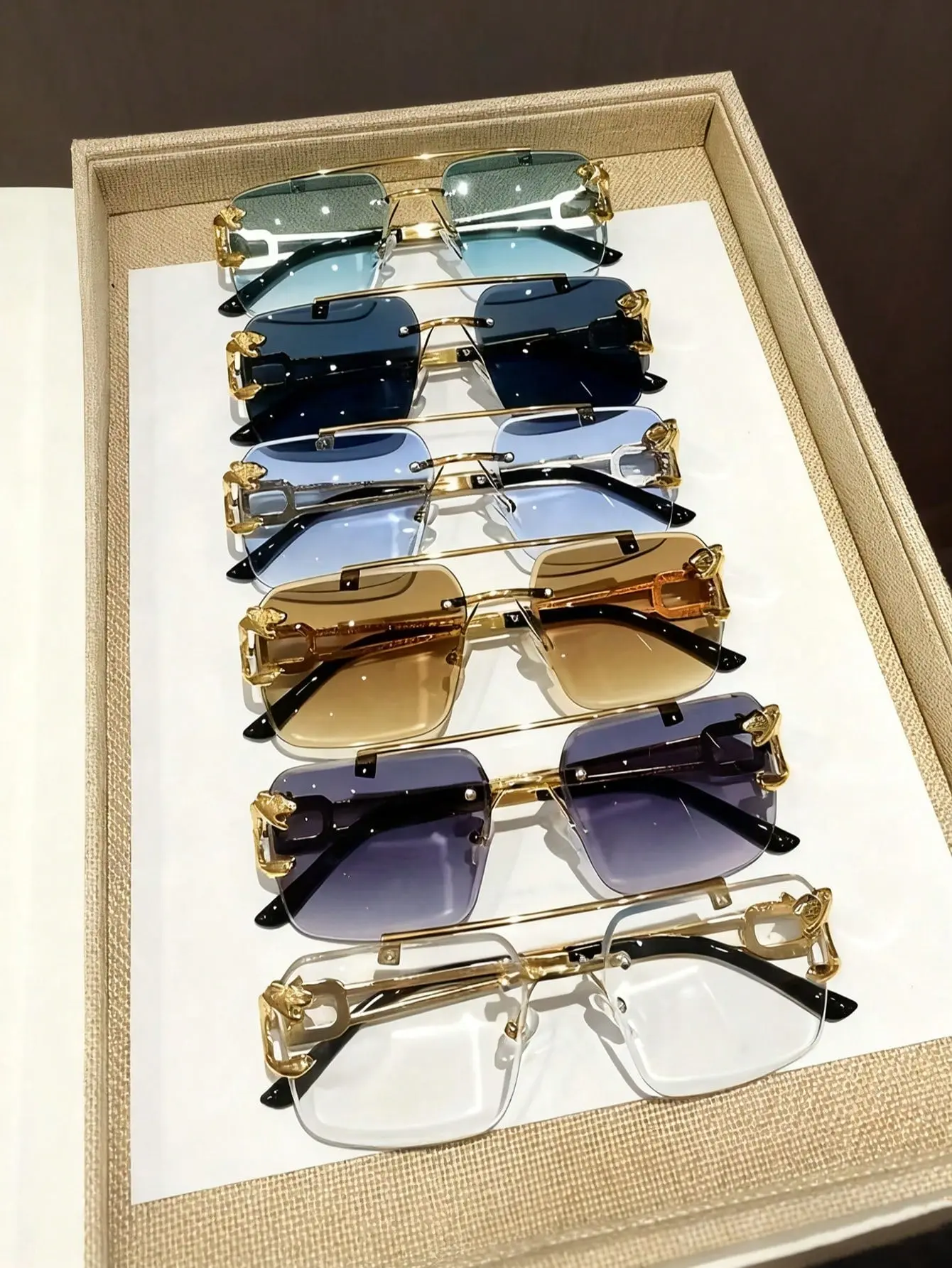 Vintage Luxe Men's Edition Square Frames - Modern Street Style, Bold Shape, Heavy Attitude, Perfect for City Runs & Everyday Fit
