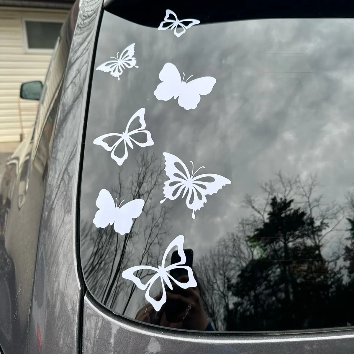 Butterfly car decals pack of 10 || tumbler decals