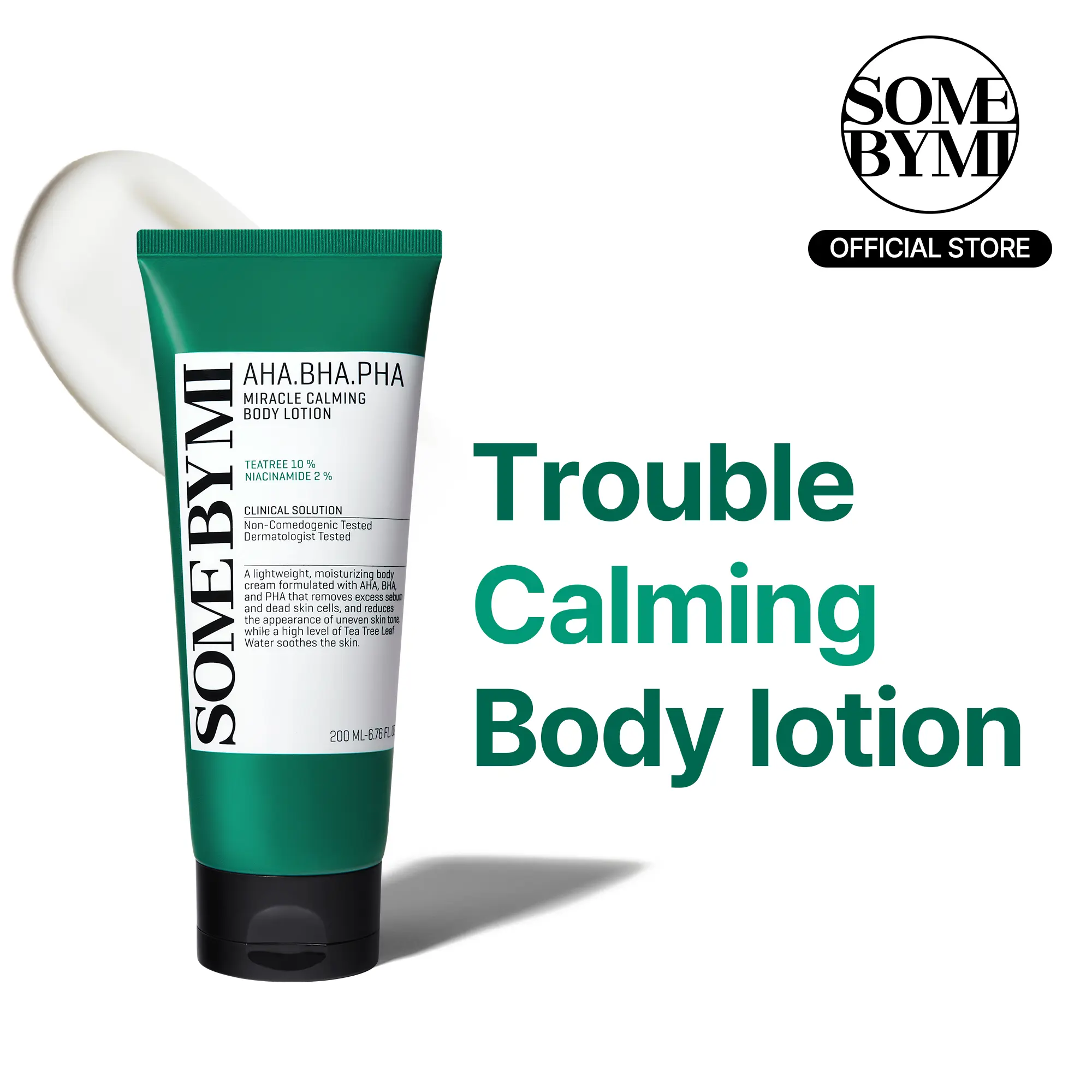 AHA BHA PHA Miracle Calming Body Lotion 6.76oz - Korean Skincare - Exfoliating Salicylic Acid Body Moisturizer for Smooth & Hydrated Skin
