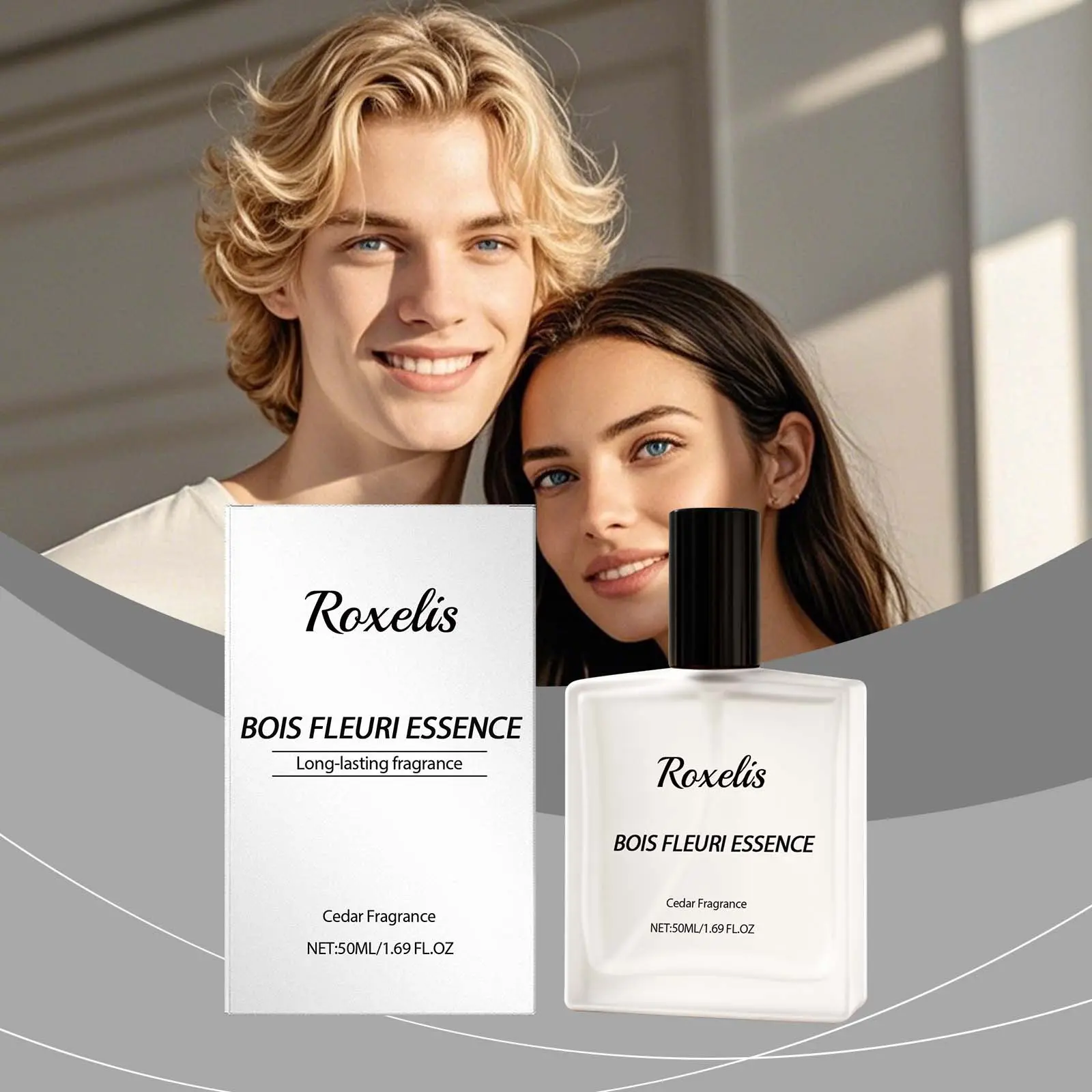 Snowy Forest Couple Perfume, 50ML Fresh Fragrance, Elegant and Attractive Scent, Perfect for Couples, Long-Lasting Aroma