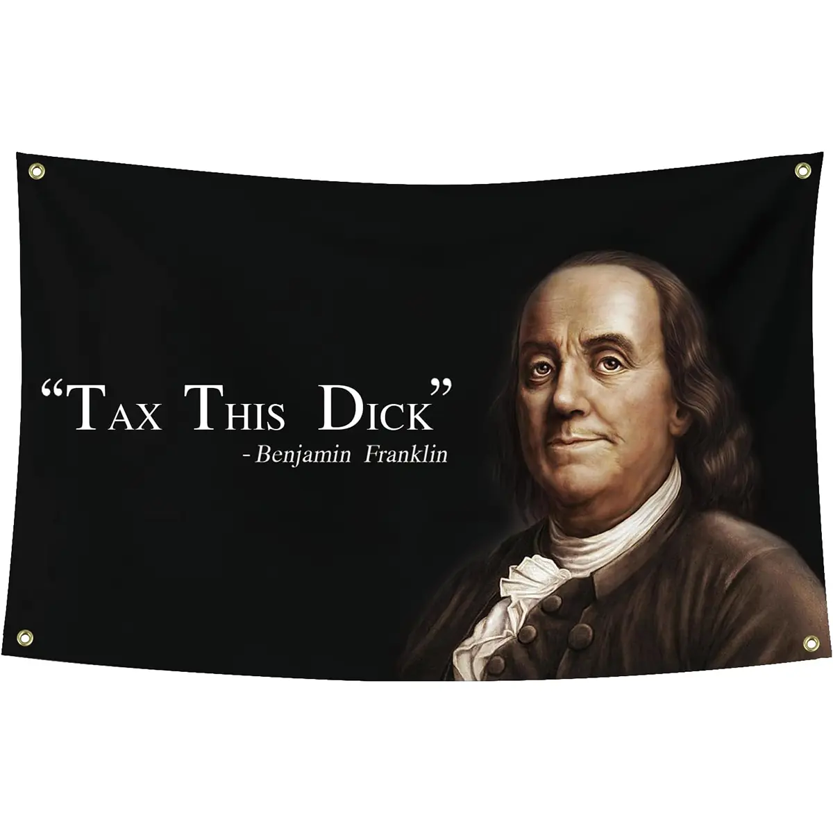 3x5Ft Polyester Funny Quote Flag Banner with 4 Brass Grommets, Room Decor, House Decor, Funny Gifts for Guys, Indoor Home & College Dorm Banner