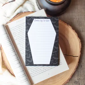 Spooky Coffin Notepad | 4"x6" | 50 Pages | 70lb Paper