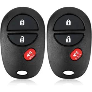 Applicable Keychain: 2-Pack Keyless Entry Remote Control Compatible with 2007-2015 Toyota Highlander, 2008-2016 Toyota Sequoia, 2004-2016 Toyota, 2007-2016 Toyota Tundra, GQ43VT20T, 89742-AE010, 315MHz