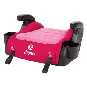 Diono Connect3 RXT Backless Booster Car Seat – Slim Fit 3-Across with LATCH Connectors (40–120 lb)