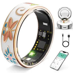 [WRRW]smart rings,Heart rate, blood oxygen, blood pressure, heart rate variability, sleep monitoring and tracking, sleep temperature, sleep analysis, emotion management, fitness tracking, lightweight