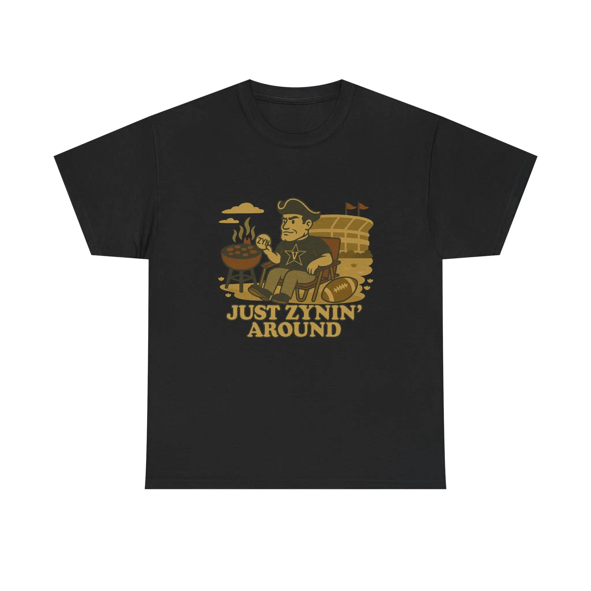 Vanderbilt- Just Zynin around Shirt, college football, SEC Unisex Tee, Fan Apparel, Game Day Outfit, Sports Team Clothing, Zyn, Fan Tee,