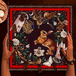 Cottontail Cirque Tarot Card Reading & Divination Alter Cloth