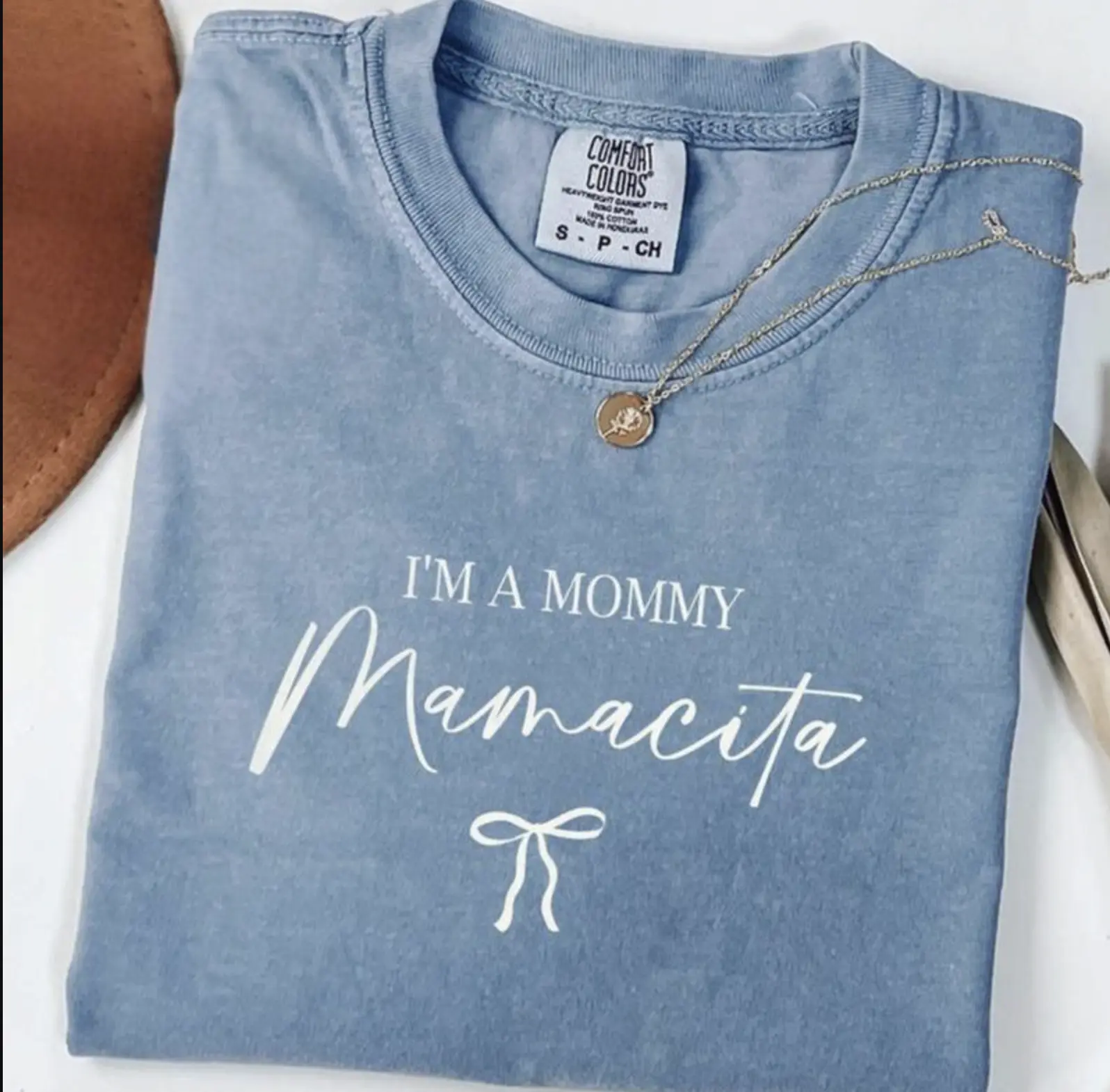 Comfort Colors I’m a Mommy Mamacita TShirt, Cute Bow Tie Graphic Tee For Moms, Happy Mothers Day Shirt, Mom Life Tee, Mother’s Day Gift Idea, Full Sizes