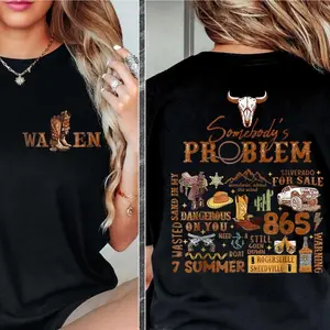 Somebodys Problem Shirt Wwa.llen Concert Tee Country Music Shirt Unisex Summer Styles, Gift For Fans