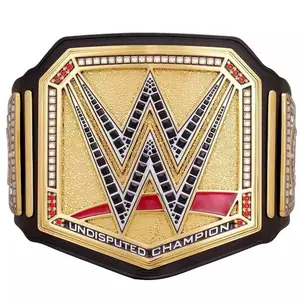Undisputed Championship Title Belt Replica World Heavyweight Wrestling Championship Title Belt for Adults 5mm 4.5lbs 52 Inches Length