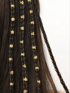 Vintage Flower Decorative Hair Rings, 40pcs/set Fashionable Hair Accessories for Women & Girls, Trendy All-match & Exquisite Hair Accessories for Daily Hairstyle Decoration, Hairpins, Braid Hairstyles